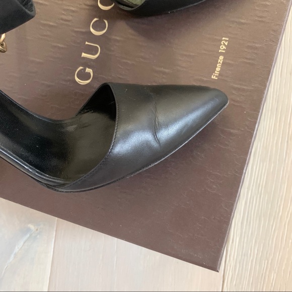 Gucci Shoes Ursula Leather Horsebit Closed Toe - Picture 9 of 10